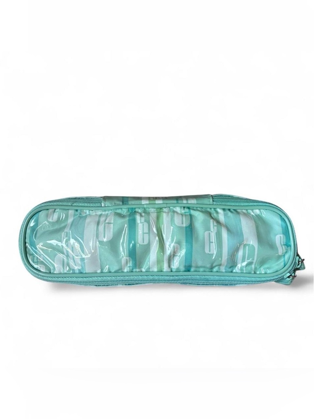 Vintage Y2K Clinique Mint Green Logo
Cosmetic Bag PVC Makeup Travel